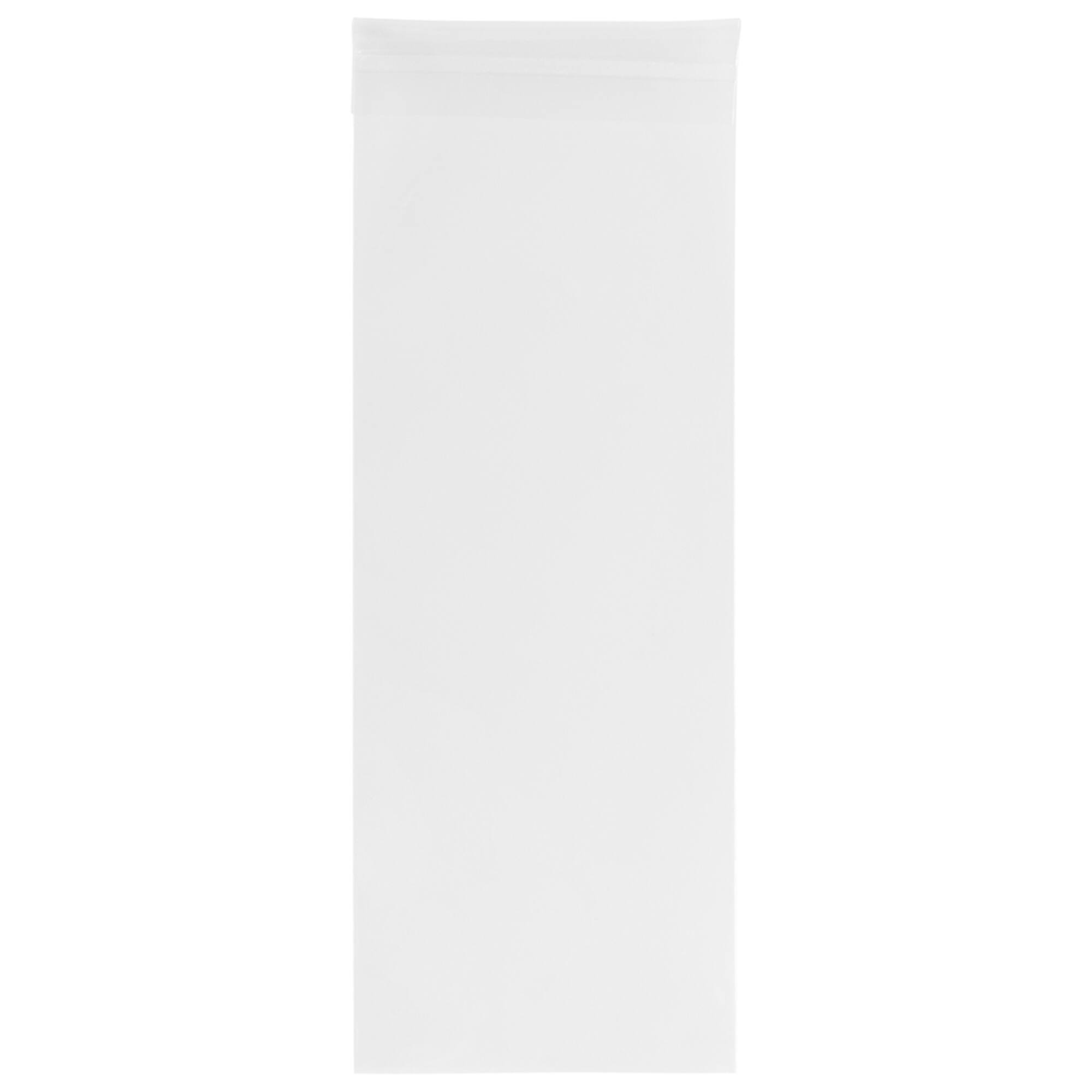 JAM Paper Clear 4.375" x 12.25" Clear No. 12 Policy Cello Sleeve Envelopes, 100ct.